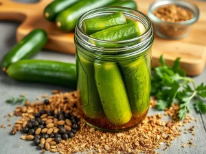 Ogórki z przyprawą gyros: przepis na idealną zalewę na zimę