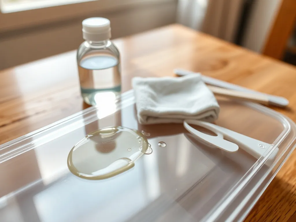 Czym zmyć klej z plastiku?